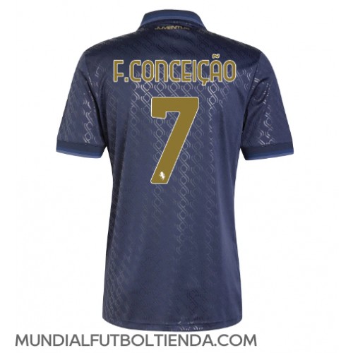 Camiseta Juventus Francisco Conceicao #7 Tercera Equipación Replica 2024-25 mangas cortas